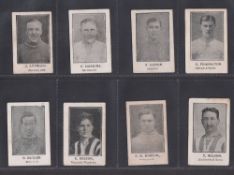 Trade cards, Anon (V.C.C.), Footballers, 11 cards, E. Beeson Wycombe Wanderers, R. Butler Bury, F.