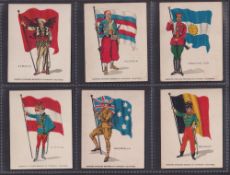 Cigarette cards, USA, ATC, Assorted Standard Bearers of Different Countries (Inscribed Lorillard &