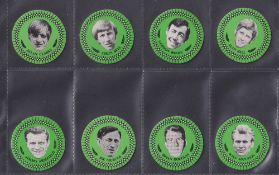 Trade cards, Tonibell Team of all Time (Football) (set 36 circular cards) including Bobby Moore