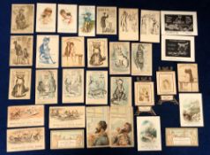 Tobacco advertising, USA, a collection of 31 early advertising cards, Geo. F. Young & Bro. (18)
