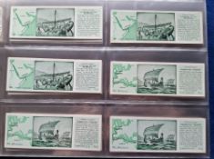 Trade cards, Typhoo Tea, 4 sets & variations; Famous Voyages (set 25 cards plus 50 variations),