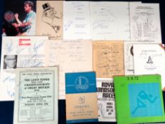 Sport, autographs etc, a selection of items covering many sports and several with signatures,