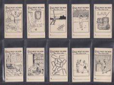 Cigarette cards, 3 sets Lloyd Famous Cricketers Puzzle Series (gd/vg), Lloyd Scenes from San Toy (