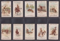Cigarette cards, Morris, Boer War 1900 (set, 20 cards) (some minor faults, gen. gd)