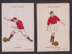 Tobacco silks, Phillips, Football Club Colours, 'P' size, 79 silks in photo album, some slight