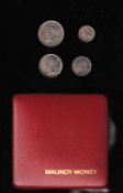 Coins, GB, Maundy Money, 1863, a set of four coins in more modern presentation box (coins tarnished,