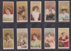 Cigarette cards, Wills, Actresses (Grey Scroll back, No inset) (set, 52 cards) (some with slight