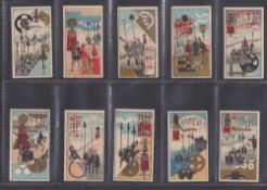 Cigarette cards, Japan, Kimura, Japanese Game with Inset, 'Trade Mark Cigarettes' back, 39 cards (
