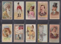 Cigarette cards, USA, Allen & Ginter, 22 cards from various series mainly 1 or 2 from each series,