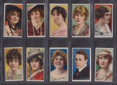 Cigarette cards, Imperial Tobacco Co Canada Movie Stars (anonymous) (set 50 cards) (9 cards with