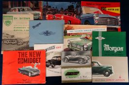 Motor Sport & Motoring, a collection of 30+ items, mostly 1950's, inc. several car brochure inc.
