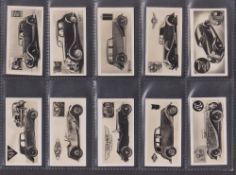 Cigarette cards, W.H. & J. Woods, Modern Motor Cars (set, 50 cards) (vg)