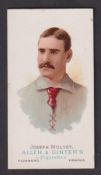 Cigarette card, USA, Allen & Ginter, The World's Champions, type card, Joseph Mulvey, Baseball