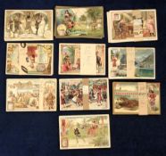 Trade cards, Liebig, a collection of ten German edition sets, Episodes in the Lives of Famous