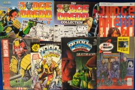 Comics and Annuals, a collection of approx. 60 Judge Dredd items from the 1980s and 90s to include