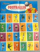 Trade advertising poster, A&BC Gum, shop display advertising poster for Footballer Picture Cards,