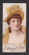 Cigarette card, Lambert & Butler, Actresses & Their Autographs (Narrow, Cigarettes), type card, J.