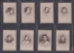 Cigarette cards, Japan, Murai, Chinese Girls - Set 1, 6th Grouping, 'M' size, back in red with