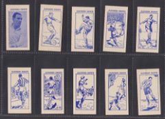 Trade cards, Clevedon Confectionery, Hints on Association Football (blue line drawings) 39/50