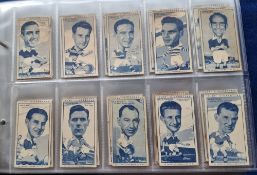 Cigarette cards, Carreras Turf slides, 12 sets; British Aircraft, British Fish, Railway Locomotives,