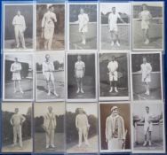 Postcards, Sport, a tennis selection of 15 RPs of tennis players, L.A Godfree, Betty Nuthall,
