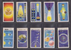 Trade cards, Brooke Bond, Out Into Space (Issued 'With') (set, 50 cards) (gd)