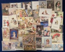Postcards, Children and Cards For Children, approx. 450 cards to include Christmas, greetings,