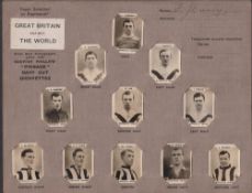 Cigarette cards, Phillips, Footballers Pinnace, 'K' size, Aston Villa & Newcastle United, two