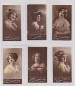 Cigarette cards, Egypt, Stamelis G. Douras, Photos Series 1, Beauties, 'M' size, 90 cards, plain