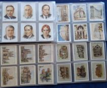 Cigarette cards, 9 sets, Wills Large sized; Old Inns 1st and 2nd, British Castles, Cathedrals,