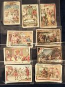 Trade cards, Liebig, a selection of 9 German sets, Arts & Crafts I, Cities with the Initials of
