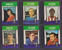 Trade cards, A&BC Gum, Footballers (Star Players) 'X' size, including George Best, Bobby Moore,