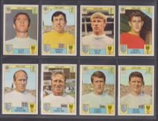 Trade cards, Panini, Mexico 70, England, set of 15 cards inc. Bobby & Jack Charlton, Bobby Moore,
