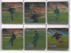 Trade cards, Snickers, Football Virtual Video Collection 1996 (set, 55 cards) (vg)