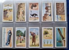 Cigarette cards, Ogden's 10 sets; Leaders of Men, Fowls Pigeons & Dogs, Marvels of Motion, Actors