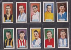 Trade cards, DC Thomson Footballers & Motor Cars (Double sided) (set 24 cards) (gd/vg)