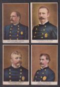 Cigarette cards, USA, Buchner, Police Inspectors & Captains in Uniform, 'X' size, 95mm x 63mm,