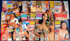 Glamour magazines, a collection of 45+ adult glamour magazines, 1990's onwards, various issues