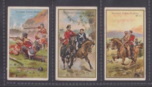 Cigarette cards, Taddy VC Heroes 1st & 2nd series, 3 cards numbers 4 22 27 (gd)
