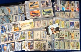 Trade / cigarette cards, over 250 cards all Aviation related; including Topps Wings (approx. 100),