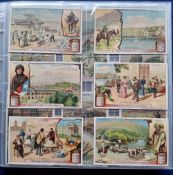 Trade cards, Liebig, 46 sets in modern album, S920 and above, various language, although each