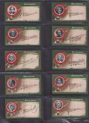 Cigarette cards, Taddy, Autographs, (set, 25 cards) including Theodore Roosevelt, George