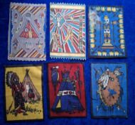 Tobacco Felts, USA, ATC Miniature Indian Blankets (Navajo Designs, serrated ends) ref B12 (b) (4), E