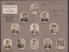 Cigarette cards, Phillips, Footballers Pinnace, 'K' size, Arsenal & Tottenham, two Phillips