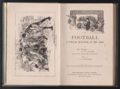 Football book, 'Boy's Own Bookshelf, Football, A Popular Handbook of the Game' by Dr. Irvine, C W