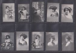 Cigarette cards, Malta, Scerri Beauties & Children black & White 146/150 (missing numbers 2 64 140