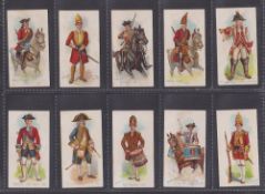Cigarette cards, Player's Old England's Defenders (set 50 cards) (gd)
