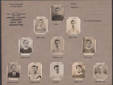 Cigarette cards, Phillips, Footballers Pinnace, 'K' size, Manchester United & Manchester City, two