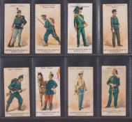 Cigarette cards, China, The Egyptian Cigarettes Manufacturing Co, Armies of the World, 8 cards,