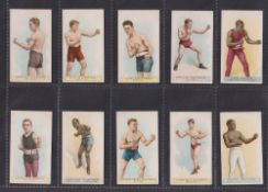 Cigarette cards, Wills (Overseas), Boxers (set, 36 cards) inc. Jack Johnson, Jim Jefferies etc (gen.